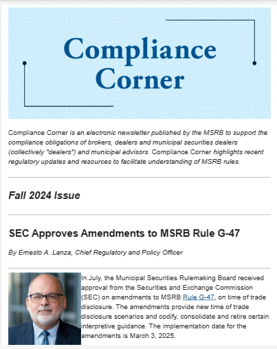 Compliance Corner Fal 2024